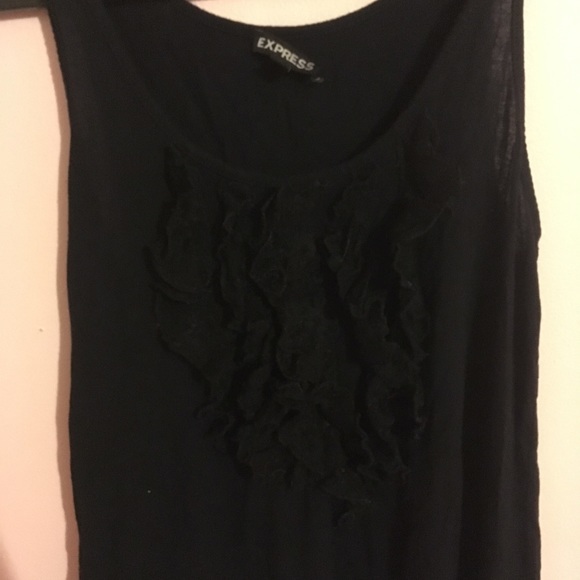 Express black ruffled top - Picture 4 of 4